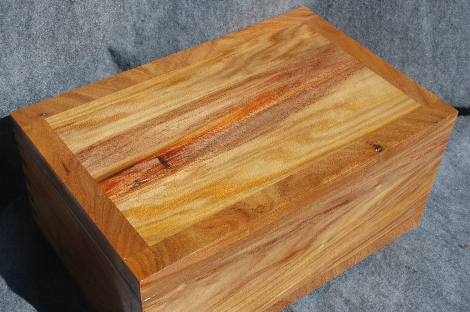 memory keepsake box Custom built Wooden Box.