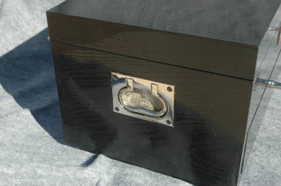keepsake box with lock and drawer side handles