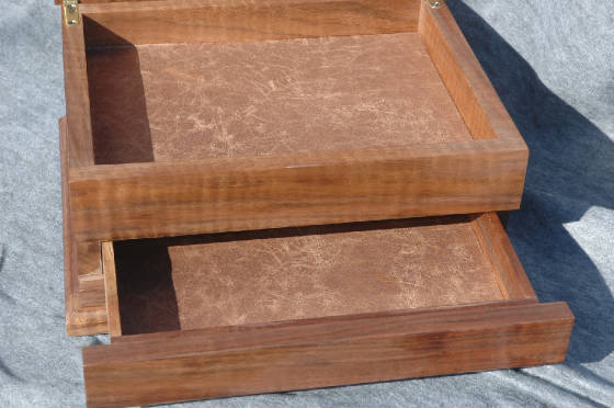 keepsake box with drawer black walnut open drawer drawer lid