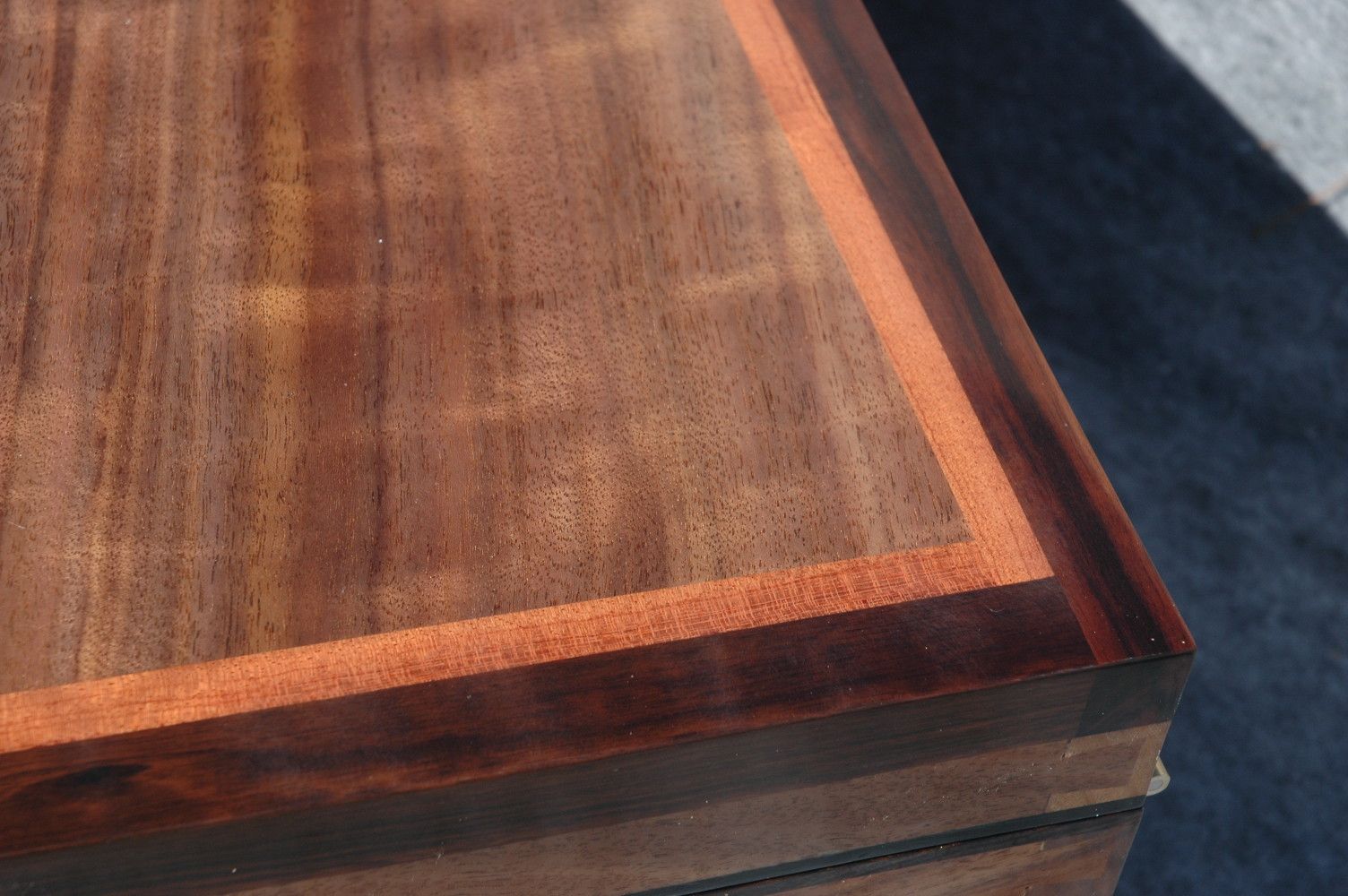 Figured Walnut W/Ebony trim