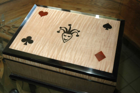 personalized maple wooden ebony trim jewelry tray top